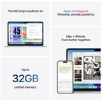 Apple MacBook Air 13” M5 16GB/512GB – Midnight